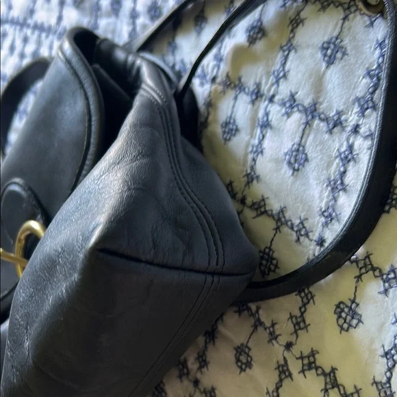 Coach Leather Backpack with Gold Buckle - Picture 7 of 14